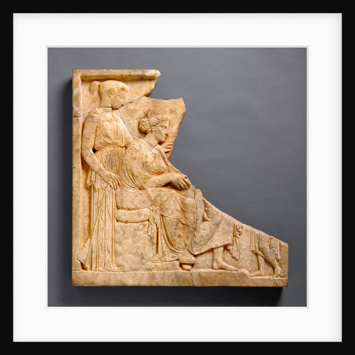 Votive Relief to Demeter and Kore by Anonymous