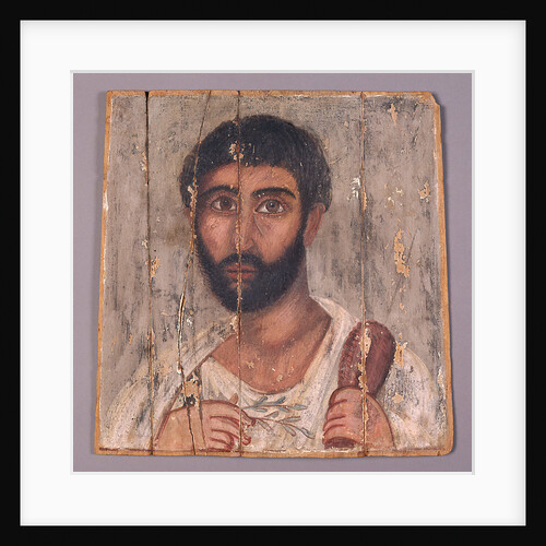 Portrait of a Bearded Man from a Shrine by Anonymous