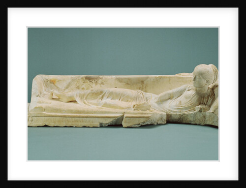 Kline Monument with a Reclining Girl by Anonymous