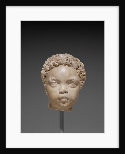 Portrait Head of an African Child by Anonymous