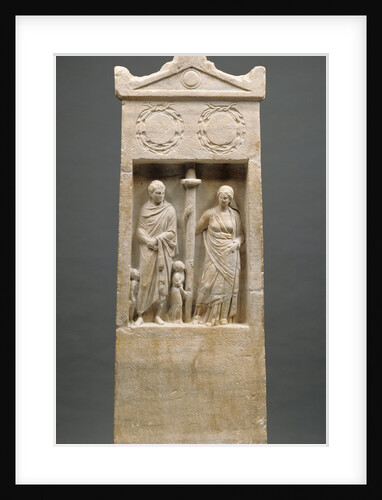 Grave Stele of Herophanta and Posideos by Anonymous