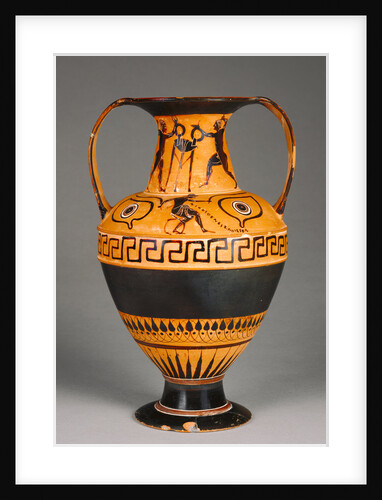 Attic Black-Figure Nikosthenic Amphora by Painter N
