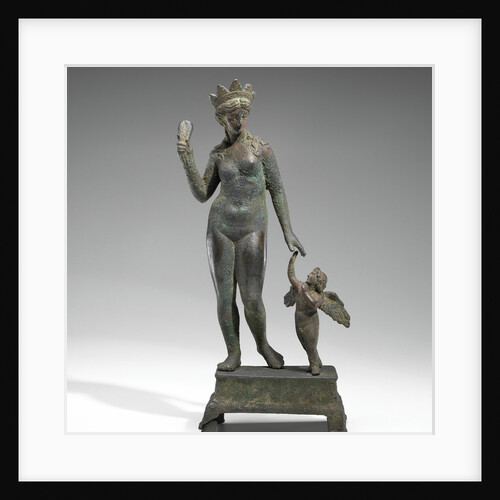 Statuette of Aphrodite and Eros on a Base by Anonymous