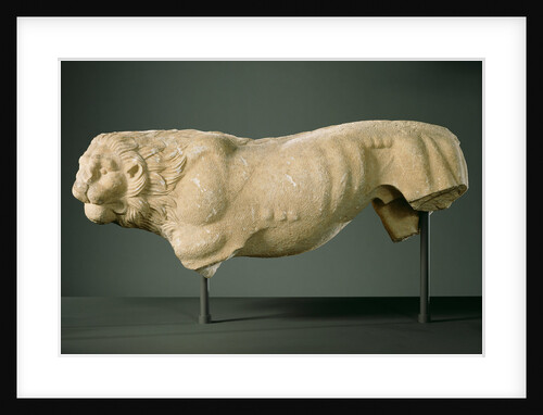 Funerary Lion by Anonymous