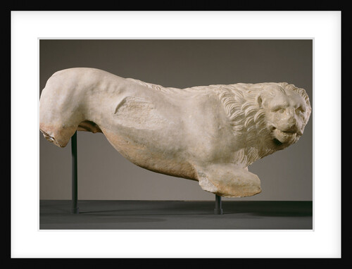 Funerary Lion by Anonymous