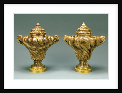 Pair of Lidded Vases by Anonymous