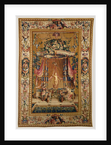 Tapestry: L'Offrand à Bacchus from Les Grotesques Series by Anonymous
