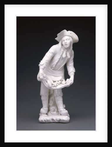 Figure of a Street Vendor by Mennecy Porcelain Manufactory