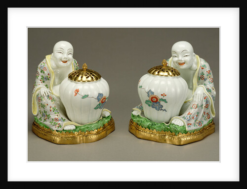 Pair of Magot Figures by Mounts: Anonymous