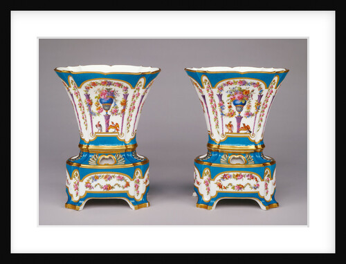 Pair of Vases (vases hollandois nouveaux, deuxième grandeur) by Jacques-François-Louis de Laroche