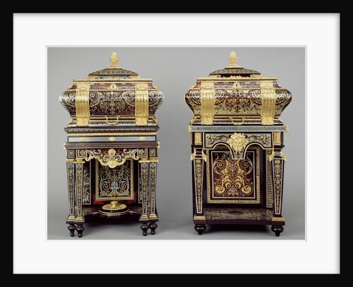 Two Coffers on Stands by André-Charles Boulle