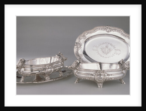Pair of Tureens, Liners, and Stands by Thomas Germain