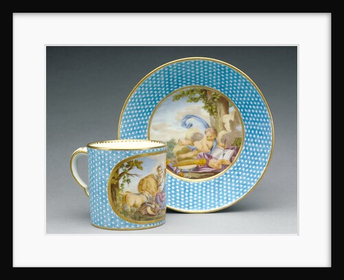 Cup and Saucer (gobelet litron et soucoupe, deuxième grandeur) by Etienne-Jean Chabry fils