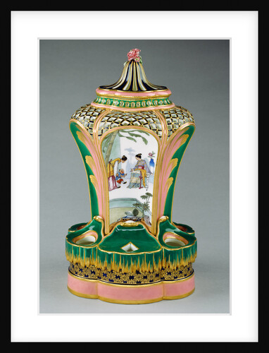Vase (pot-pourri fontaine ou à dauphin) by Charles-Nicolas Dodin