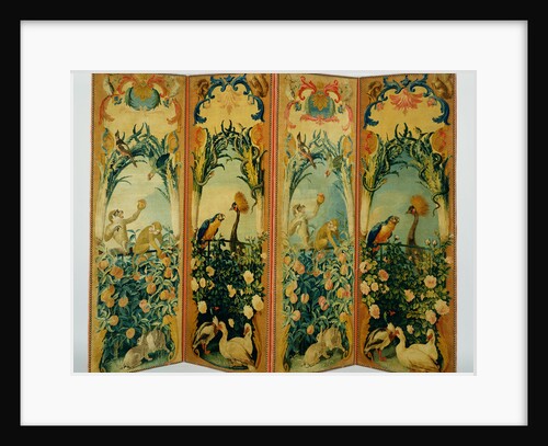 Four-Panel Screen (paravent) by Anonymous