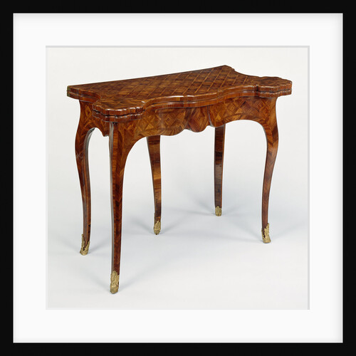Card and Writing Table (Table à quadrille brisé) by Anonymous
