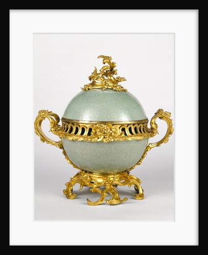 Mounted Lidded Bowl by Anonymous
