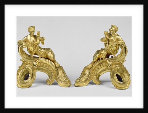 Pair of Firedogs by Charles Cressent