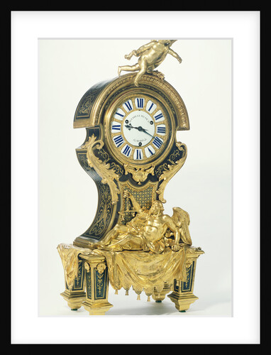 Mantel Clock (Pendule) by Movement maker Paul Gudin