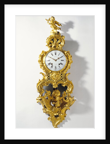 Clock on Bracket (Cartel sur une console) by Jean Romilly