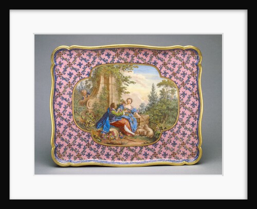 Tray (plateau Courteille ou de chiffonière) by Anonymous