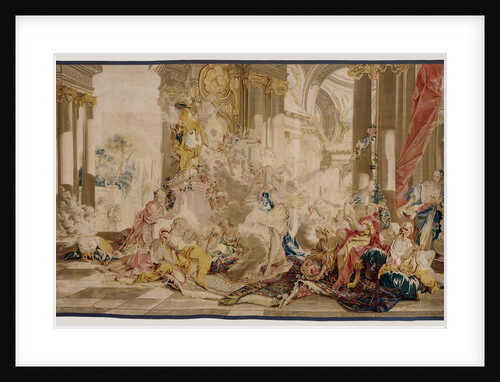Tapestry: Psyche at Cupid's Palace by Anonymous