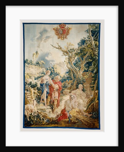Tapestry: Psyche at the Basketmakers by Anonymous