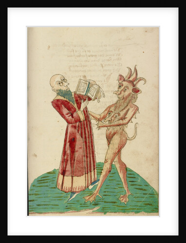 Theodas with the Book of Magic and the Devil by Follower of Hans Schilling