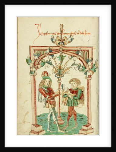 Josaphat Speaking to the Merchant Barlaam about the Precious Gem by Follower of Hans Schilling