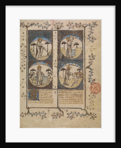 Scenes from the Creation by First Master of the Bible historiale of Jean de Berry