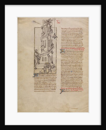 The Building of the Tower of Babel by First Master of the Bible historiale of Jean de Berry