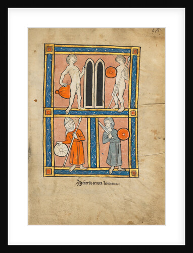 Men with Shields and Weapons by Anonymous