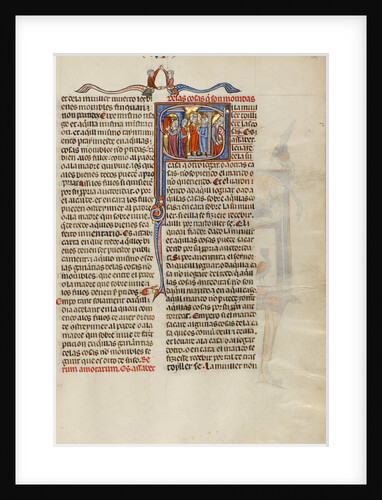 Initial S: A Woman Leaving Her Husband's House by Anonymous