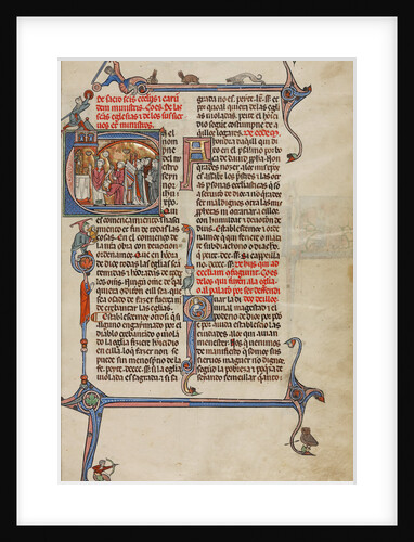 Initial E: A Priest Celebrating Mass by Anonymous