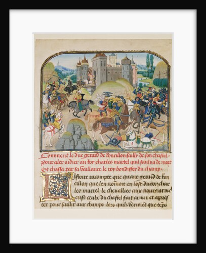 Roussillon Going to Martel's Aid by Loyset Liédet