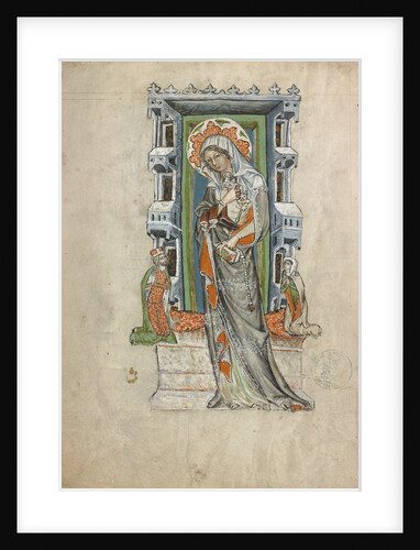 Saint Hedwig of Silesia with Duke Ludwig I of Liegnitz and Brieg and Duchess Agnes by Court workshop of Duke Ludwig I of Liegnitz and Brieg