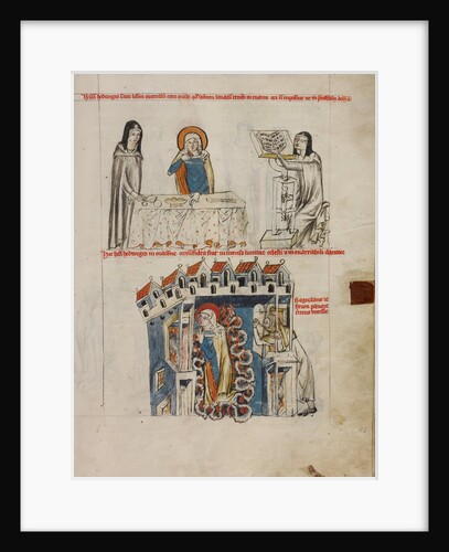 Saint Hedwig Listening to a Reading, Saint Hedwig Praying by Court workshop of Duke Ludwig I of Liegnitz and Brieg