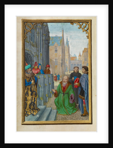 Joseph of Arimathea Before Pilate by Simon Bening
