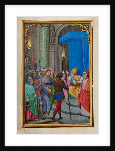 Christ before Caiaphas by Simon Bening
