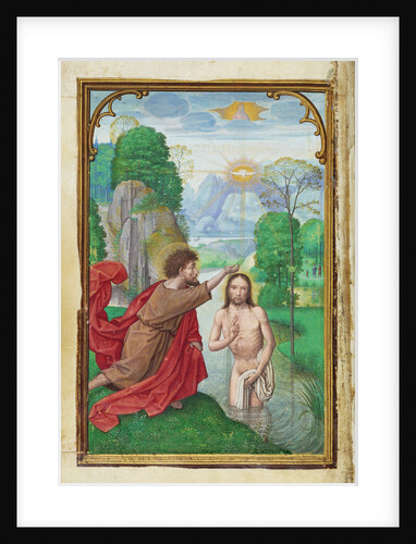 The Baptism of Christ by Simon Bening