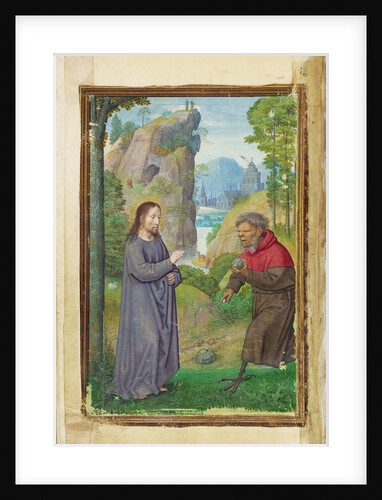 The Temptation of Christ by Simon Bening