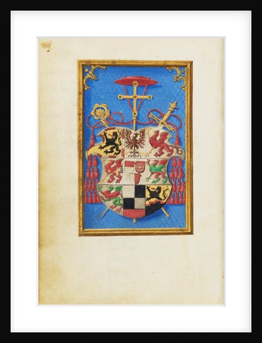 Blazon of Cardinal Albrecht von Brandenburg by Simon Bening