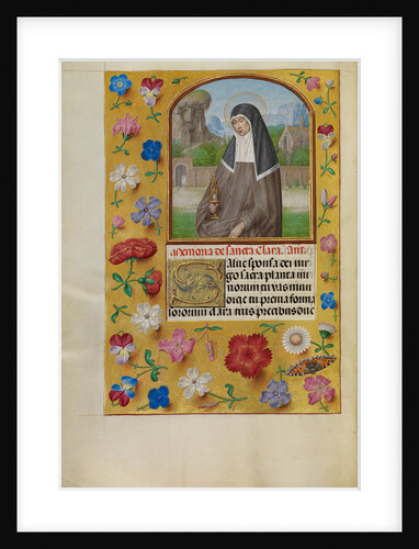 Saint Clara with a Monstrance by Workshop of Master of the First Prayer Book of Maximilian