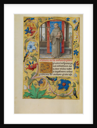 Saint Anthony of Padua by Master of James IV of Scotland