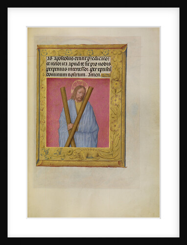 Saint Andrew by Workshop of Master of the First Prayer Book of Maximilian