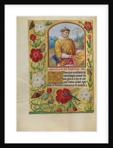 Saint Stephen by Workshop of Master of the First Prayer Book of Maximilian