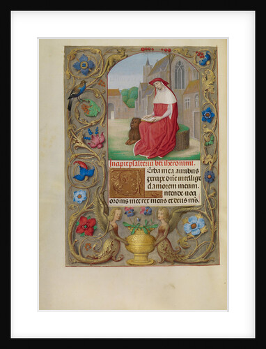 Saint Jerome Reading by Workshop of Master of the First Prayer Book of Maximilian
