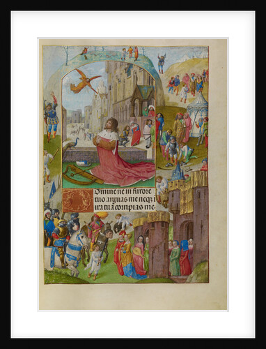 David in Prayer by Master of the Lübeck Bible