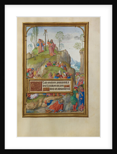 Moses and the Brazen Serpent by Master of James IV of Scotland