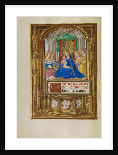 The Virgin and Child Enthroned by Master of James IV of Scotland